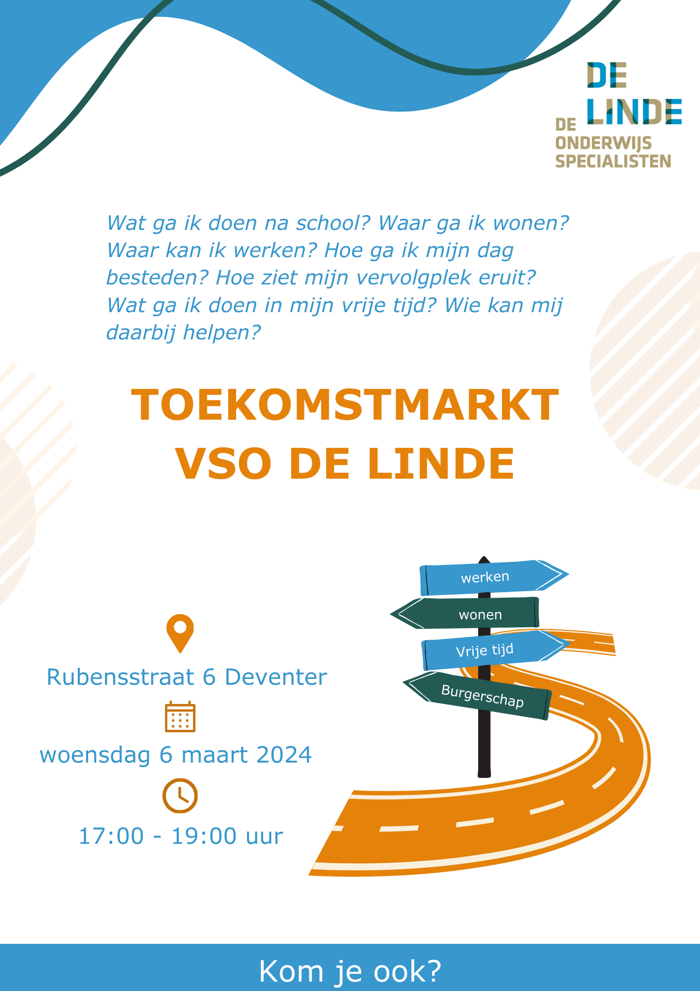 Derde editie Toekomstmarkt vso De Linde