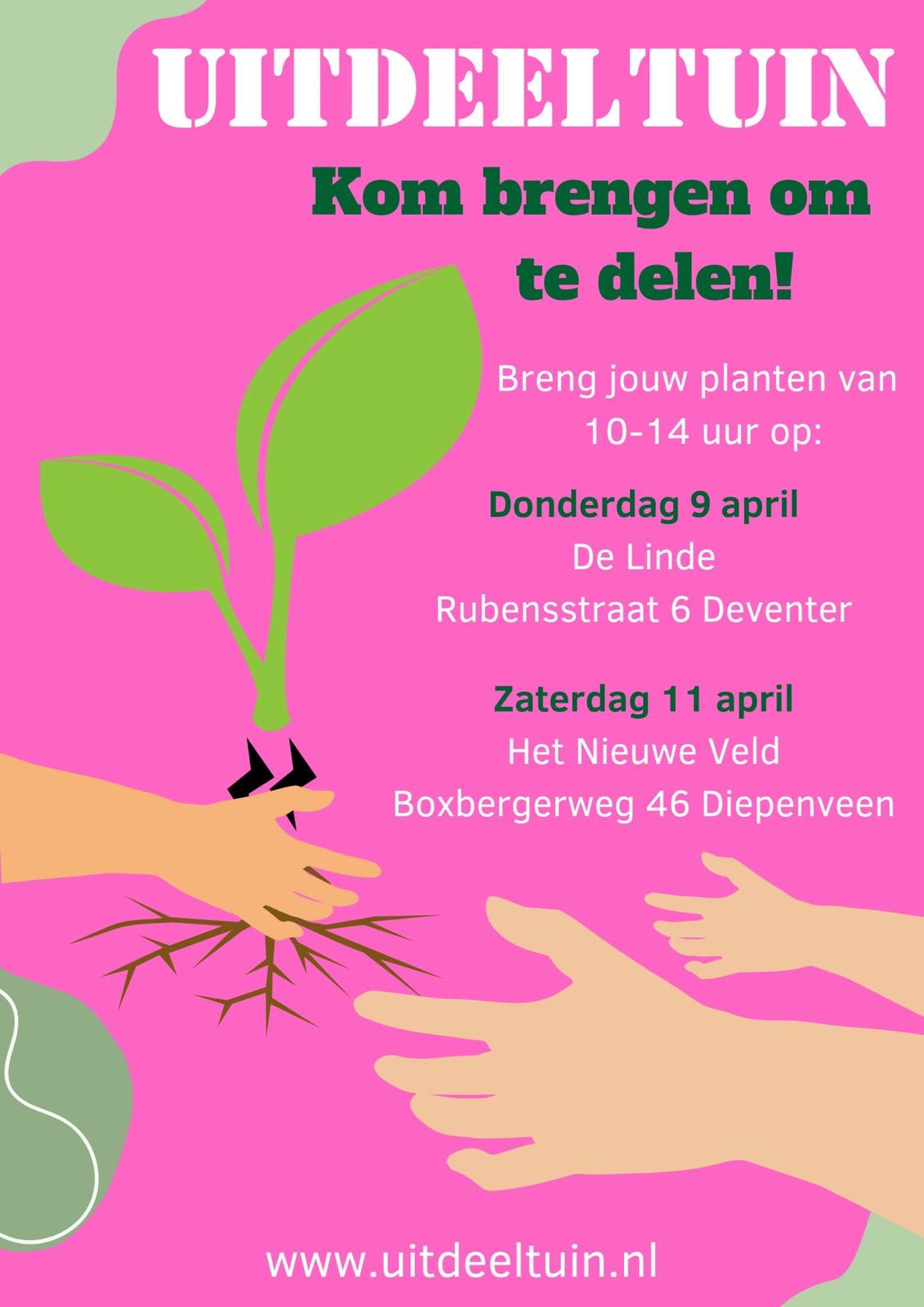 🌱 Uitdeeltuin – Kom planten brengen en delen!